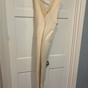 Elegant Cream Jumpsuit